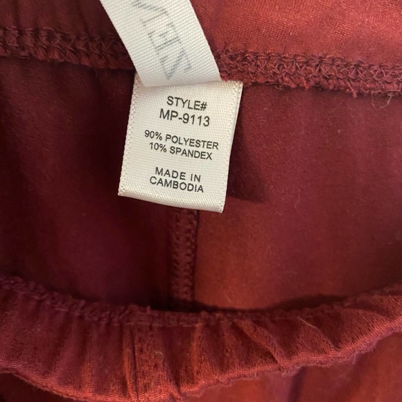 Zenana Womens 2-piece tunic set color Burgandy - Picture 2 of 8